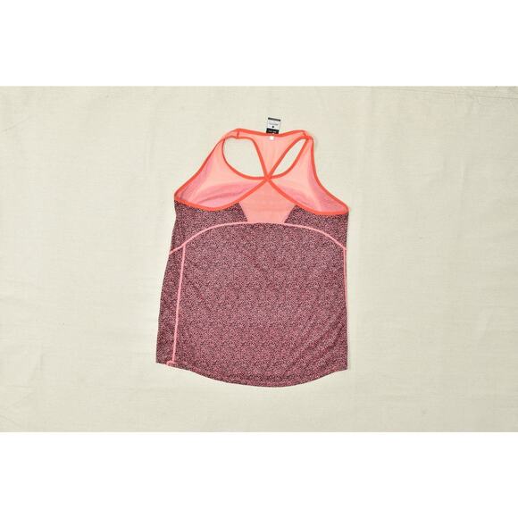 Nike Dri-FIT Women's Pink Black Athletic Tank Top Size L Gym Run Yoga - Picture 8 of 8